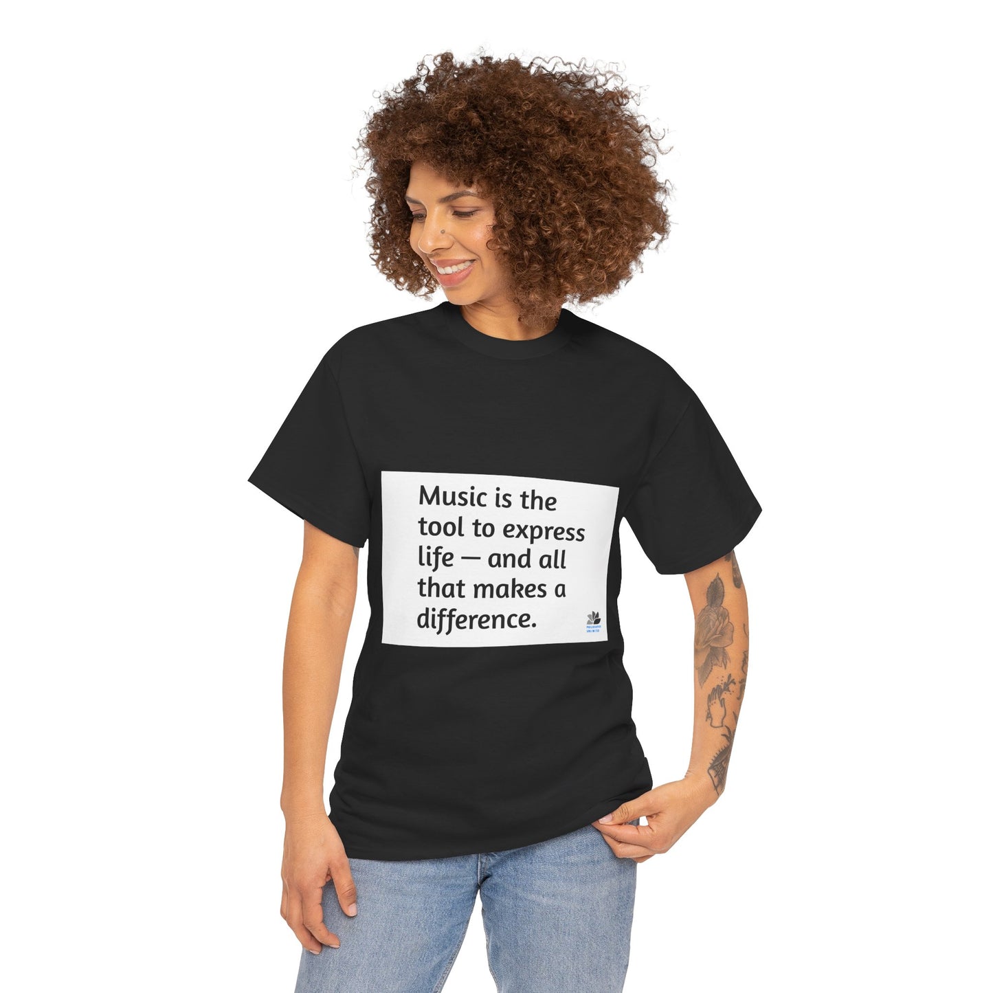 Alarm Dance Unisex ™ Heavy Cotton T-Shirt: Herbie Hancock Quotes 