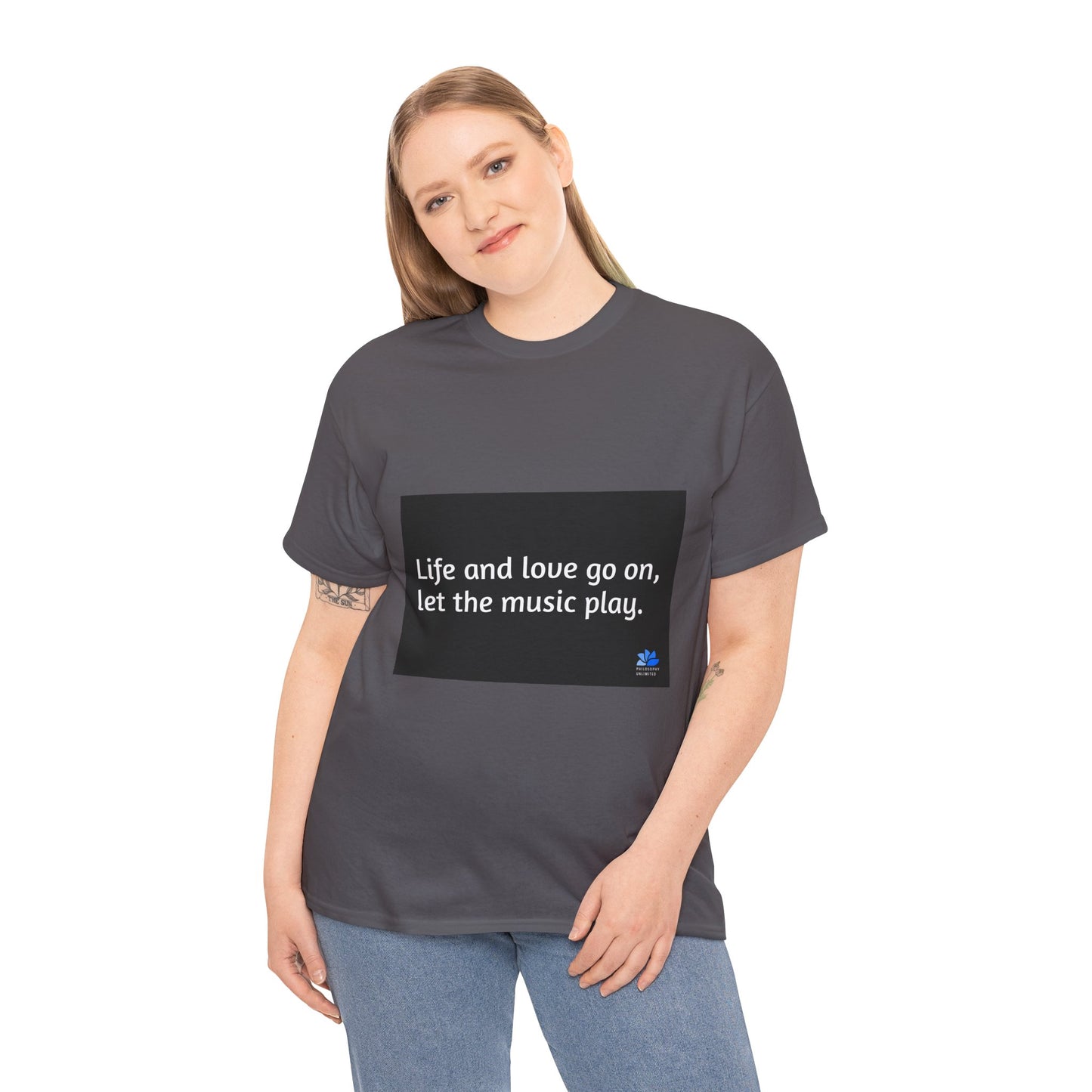 Alarm Dance Unisex™ T-shirt i kraftig bomuld: Johnny Cash Quotes 