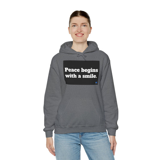 Back In Peace Unisex Heavy Blend ™ Hoodie: Mother Teresa Quotes 