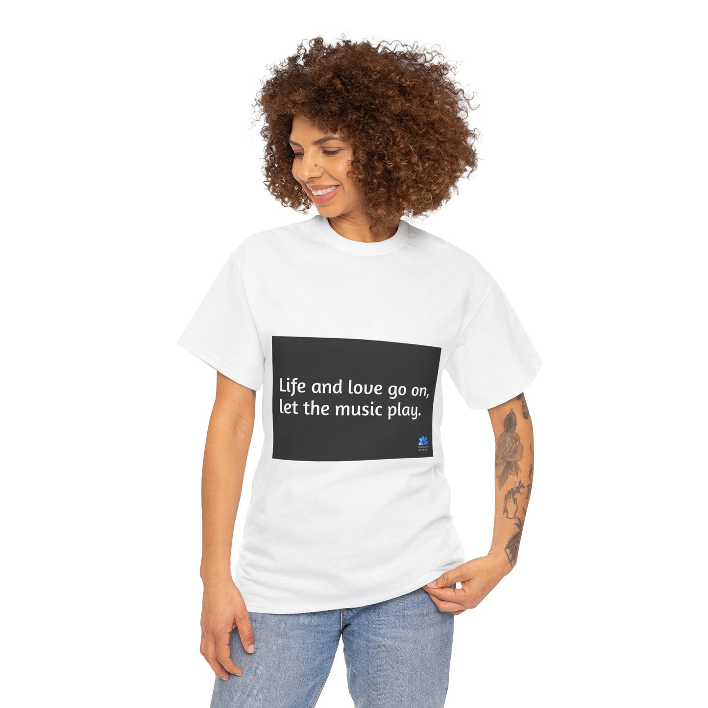 Alarm Dance Unisex™ T-shirt i kraftig bomuld: Johnny Cash Quotes 