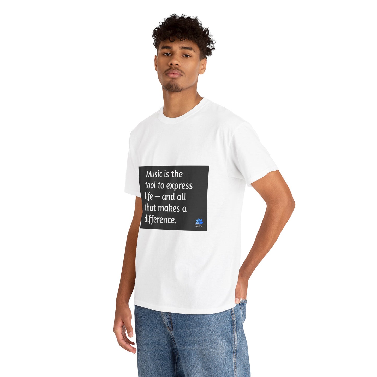 Alarm Dance Unisex ™ Heavy Cotton T-Shirt: Herbie Hancock Quotes 