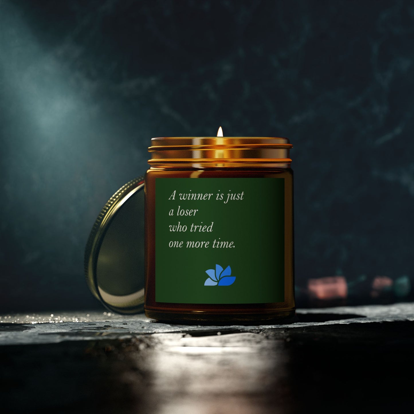 Possible Still™ Scented Candle (4oz, 9oz) (Green Theme): George M. Moore Jr. Quotes 