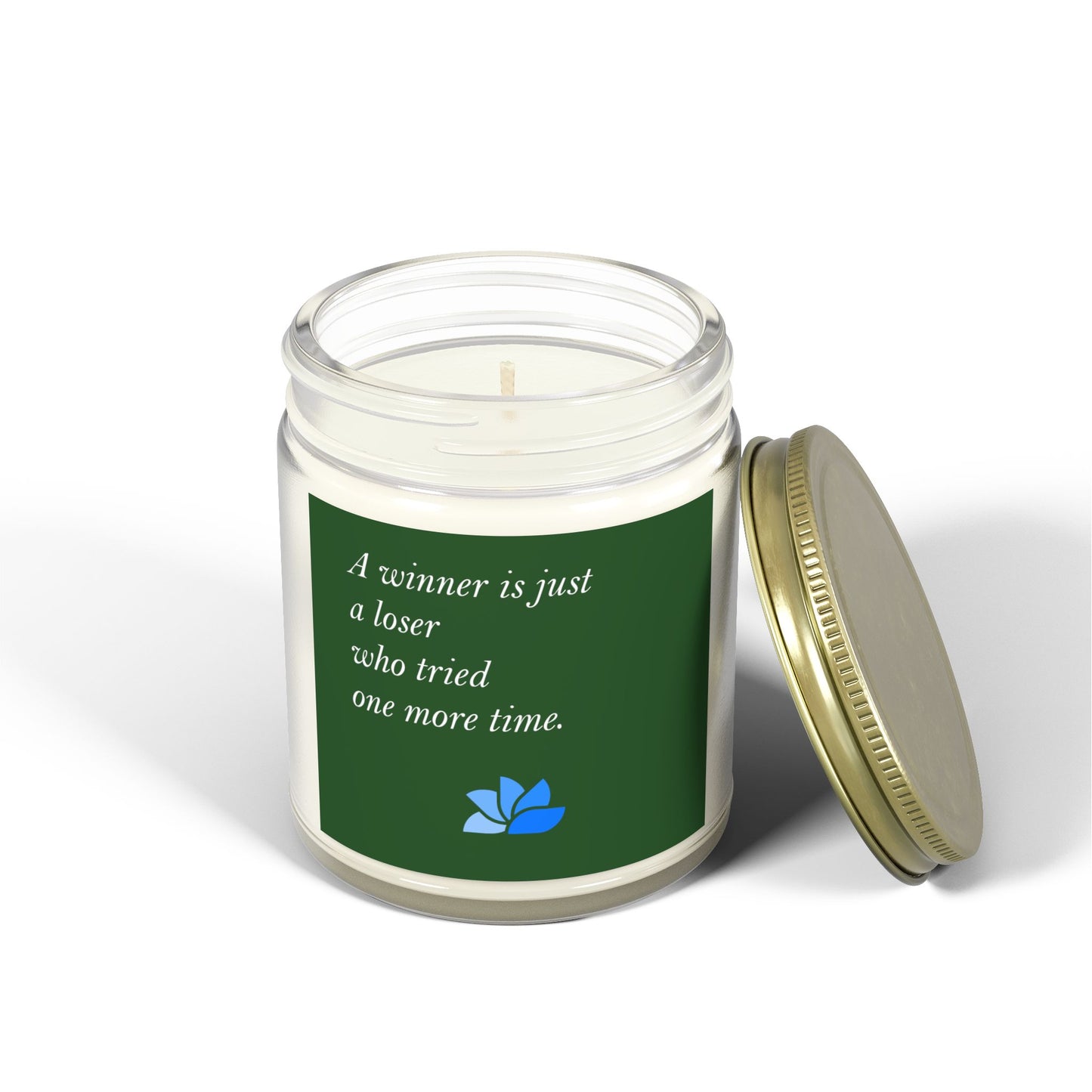 Possible Still™ Scented Candle (4oz, 9oz) (Green Theme): George M. Moore Jr. Quotes 