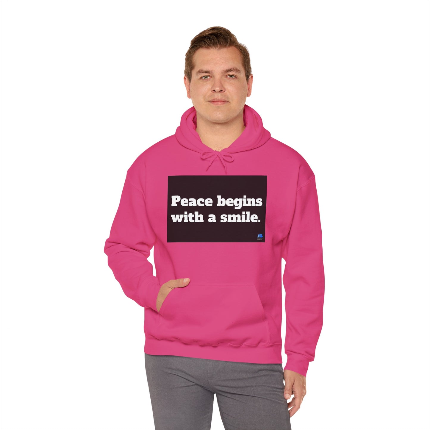 Back In Peace Unisex Heavy Blend ™ Hoodie: Mother Teresa Quotes 