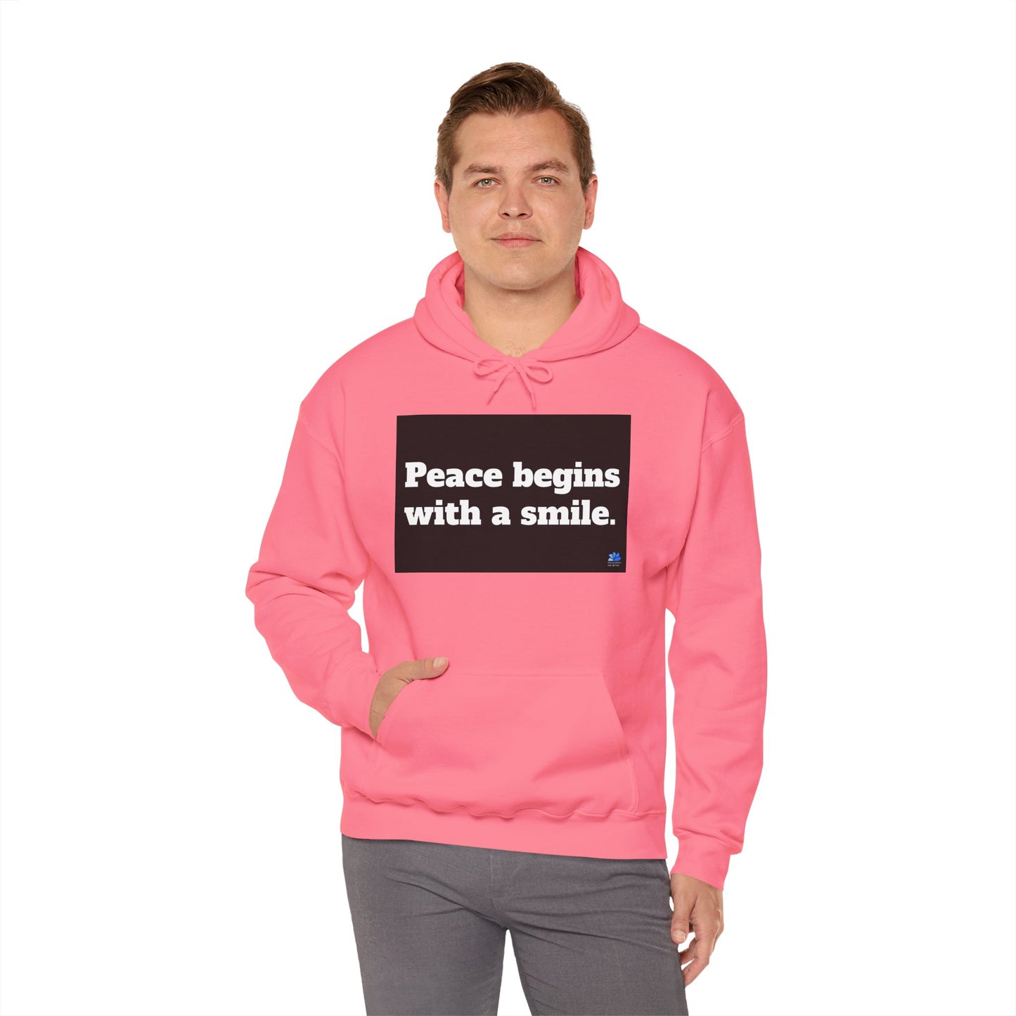 Back In Peace Unisex Heavy Blend ™ Hoodie: Mother Teresa Quotes 