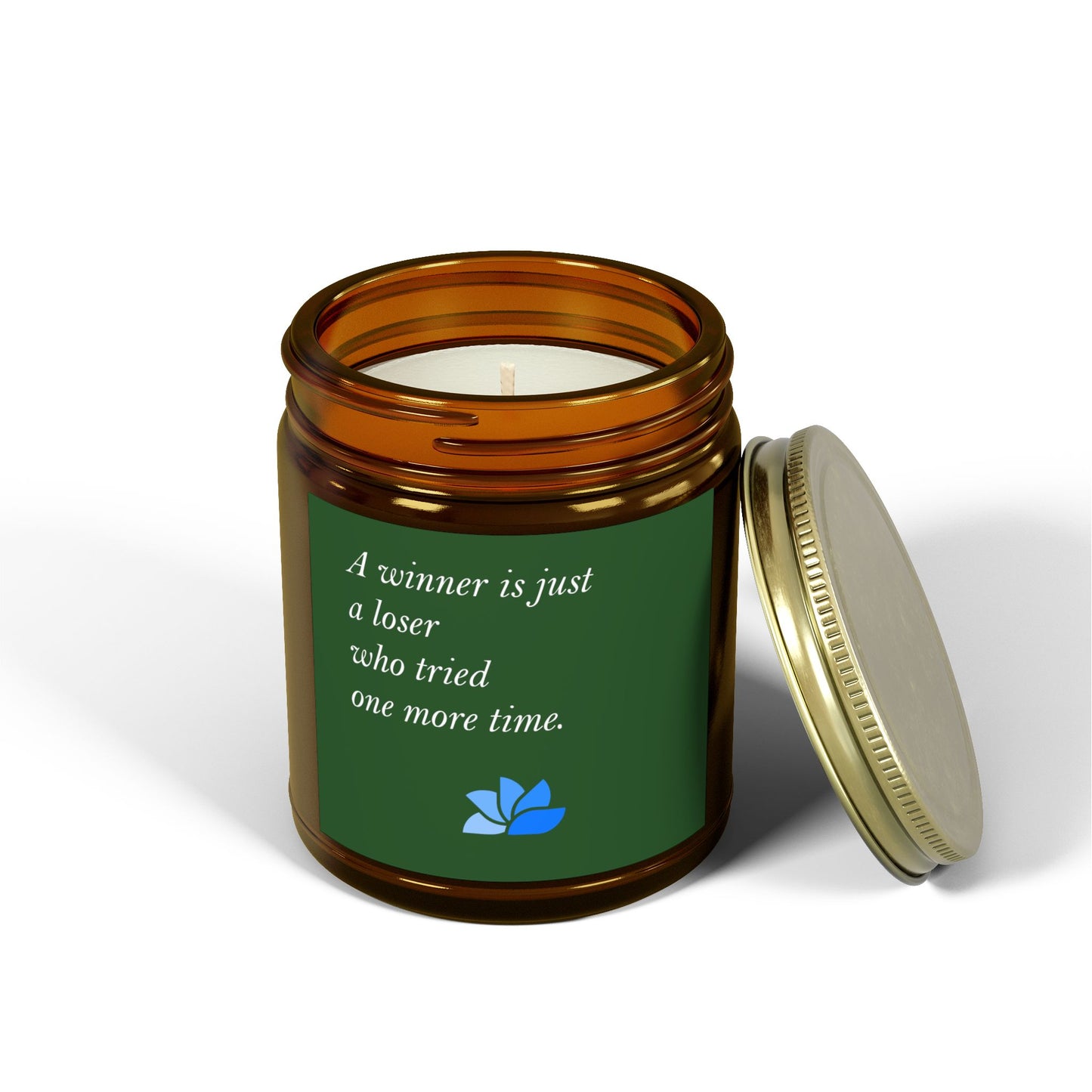 Possible Still™ Scented Candle (4oz, 9oz) (Green Theme): George M. Moore Jr. Quotes 