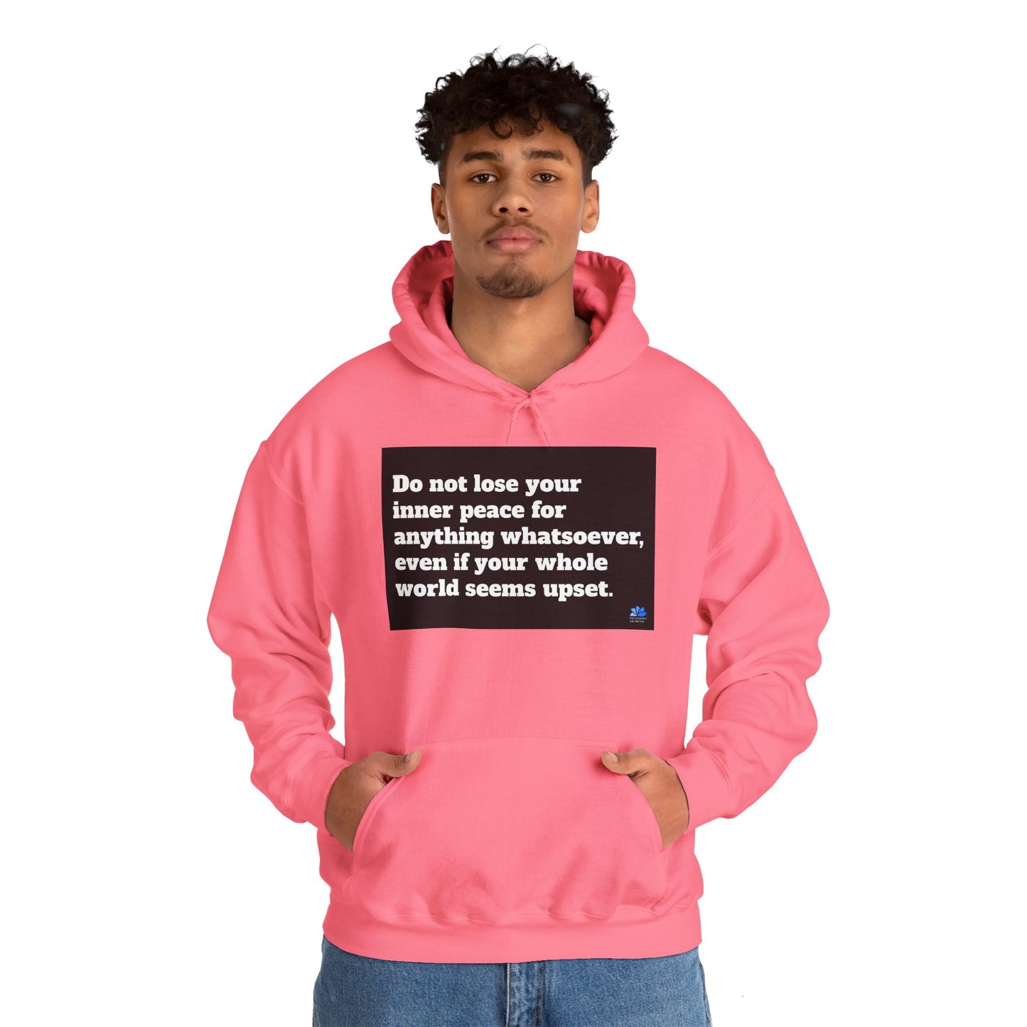 Back In Peace Unisex Heavy Blend ™ Hoodie: Saint Francis de Sales Quotes 