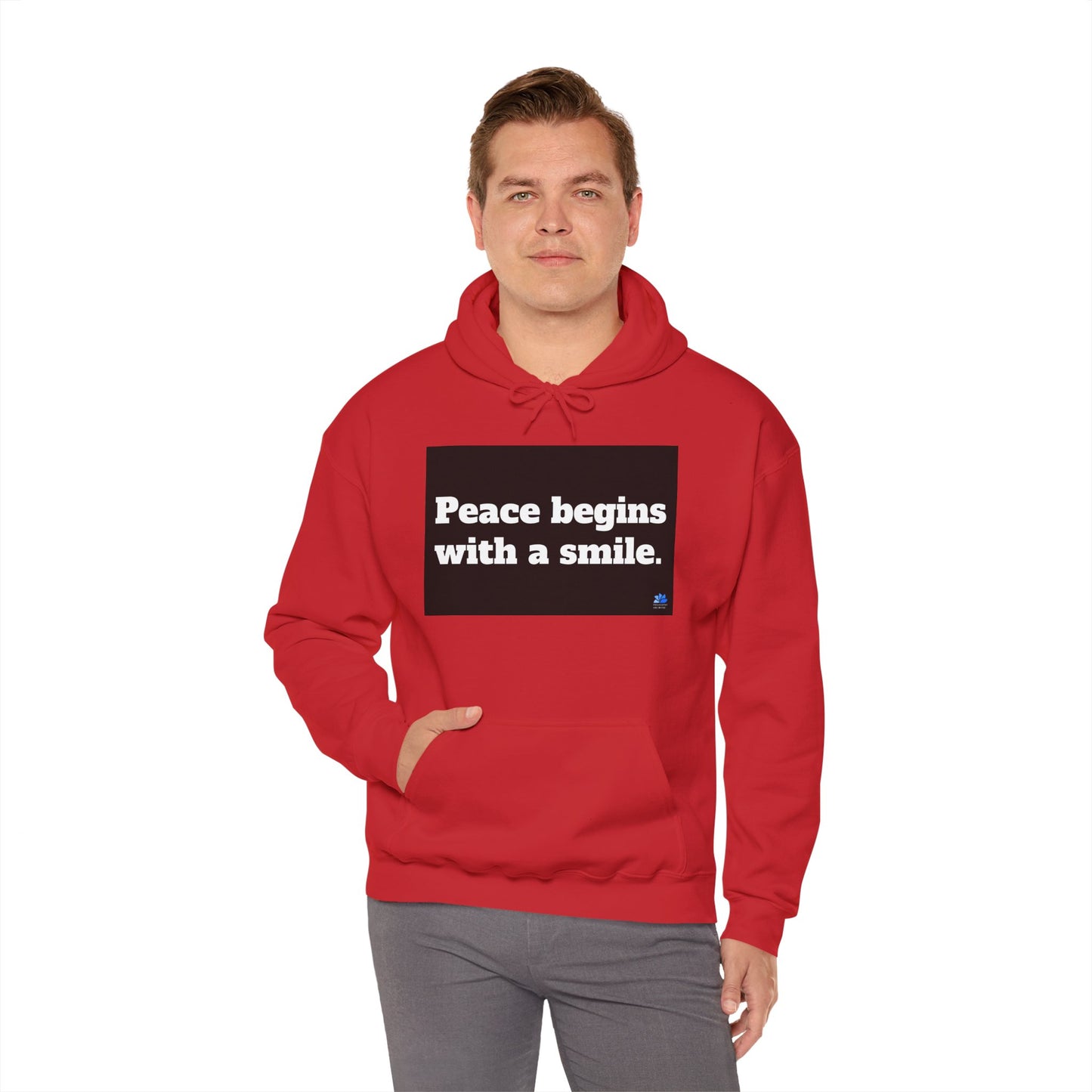 Back In Peace Unisex Heavy Blend ™ Hoodie: Mother Teresa Quotes 