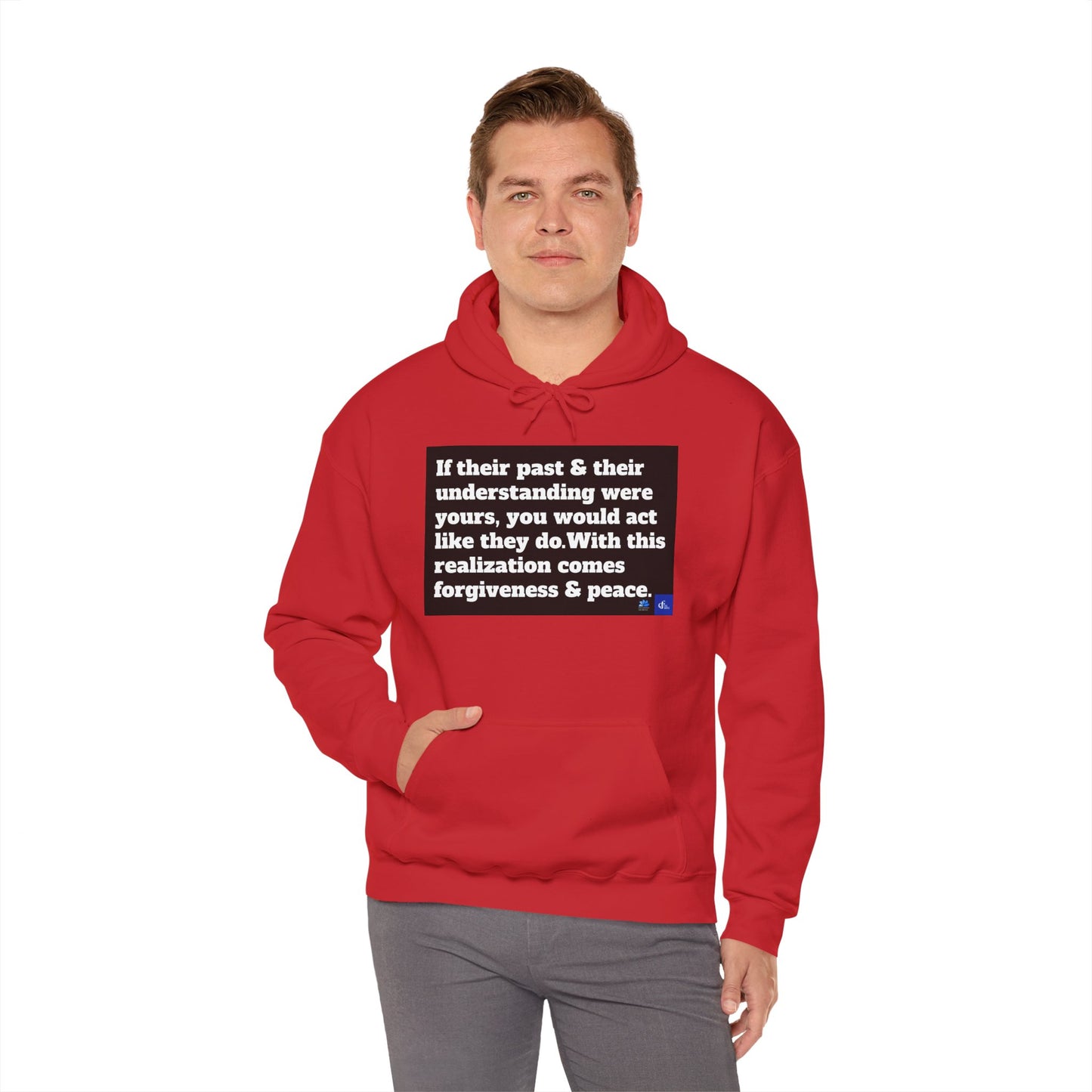 Back In Peace Unisex Heavy Blend ™ Hoodie: Fabien Landry Quotes 