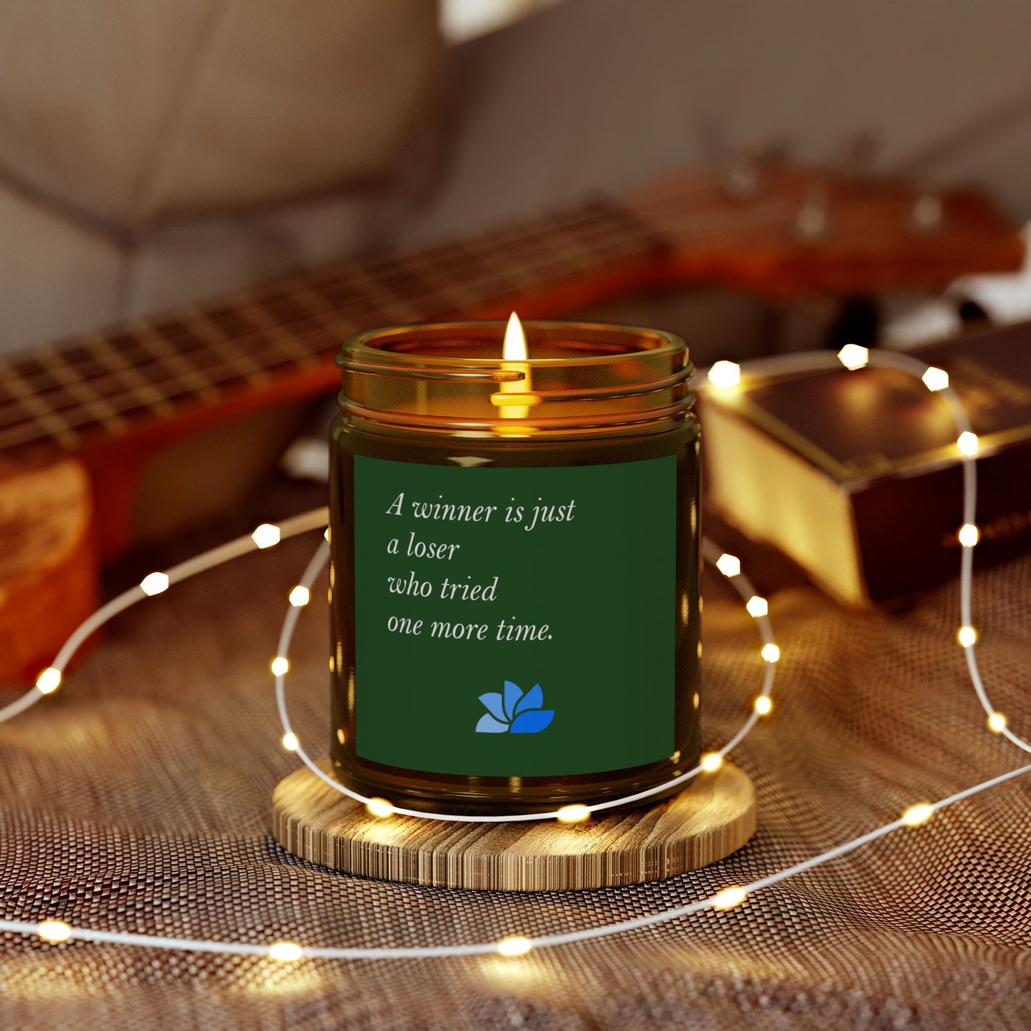 Possible Still™ Scented Candle (4oz, 9oz) (Green Theme): George M. Moore Jr. Quotes 