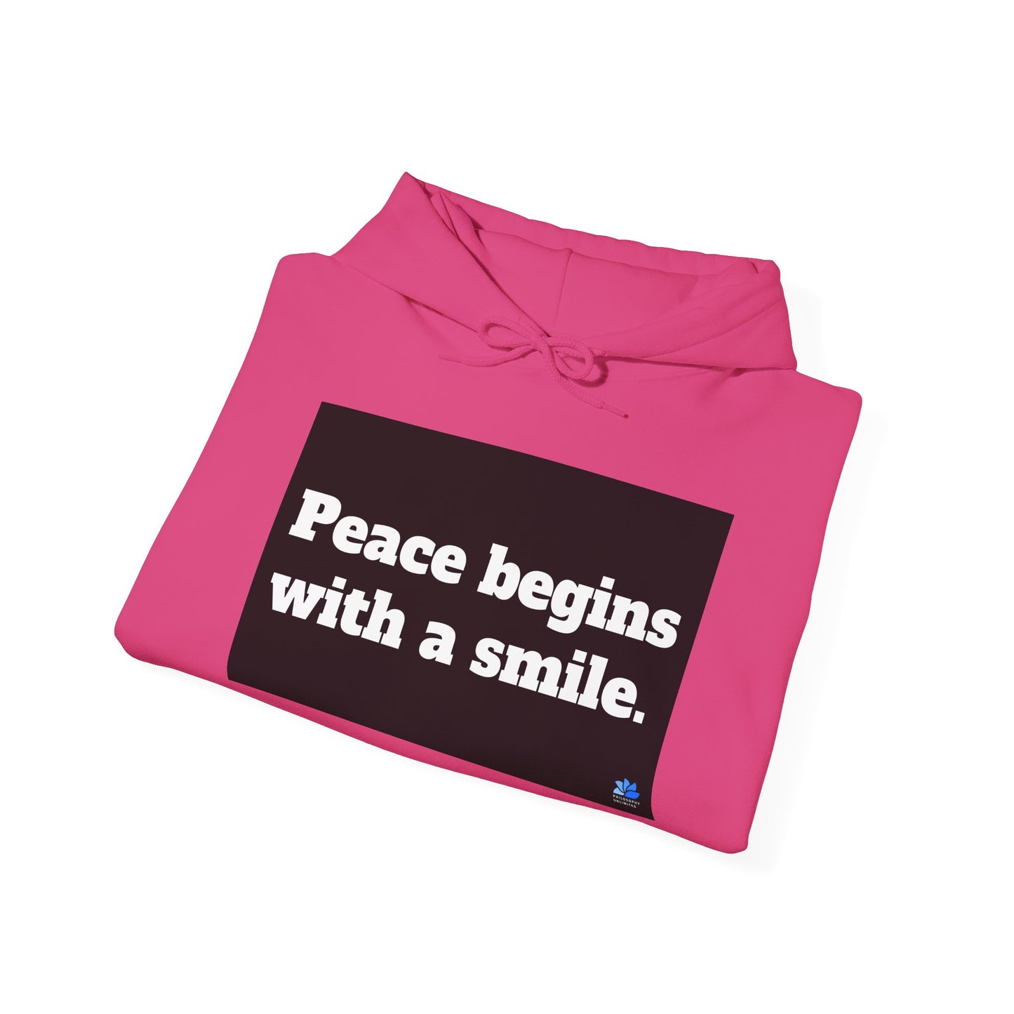 Back In Peace Unisex Heavy Blend ™ Hoodie: Mother Teresa Quotes 