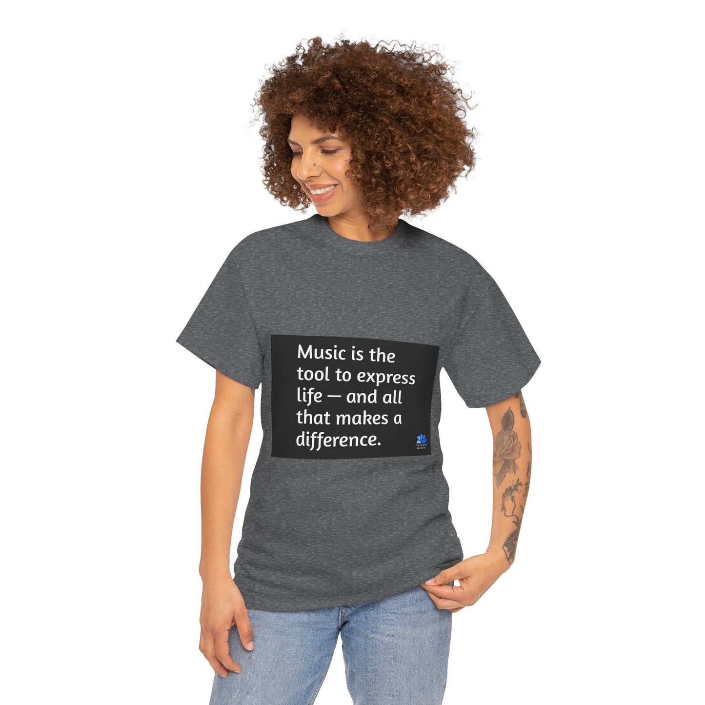 Alarm Dance Unisex ™ Heavy Cotton T-Shirt: Herbie Hancock Quotes 