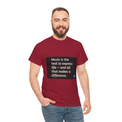 Alarm Dance Unisex ™ Heavy Cotton T-Shirt: Herbie Hancock Quotes 