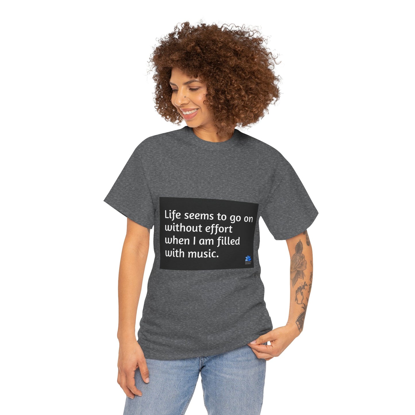 Alarm Dance Unisex ™ T-shirt en coton épais : Citations de George Eliot 