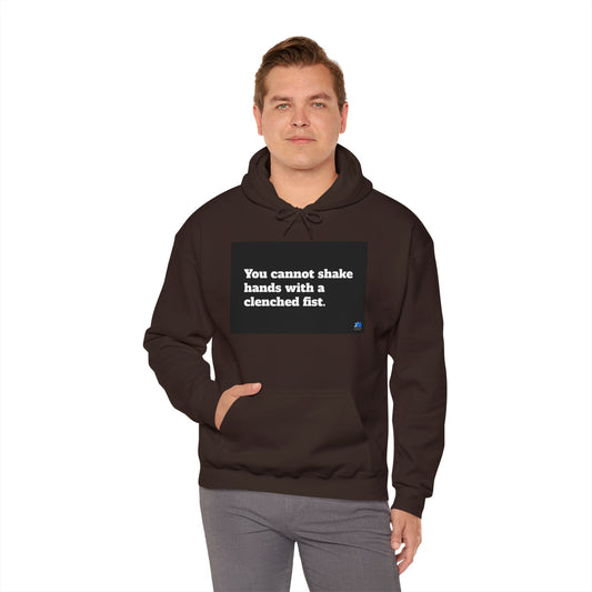 Back In Peace Unisex Heavy Blend ™ Hoodie: Indira Gandhi Citat 