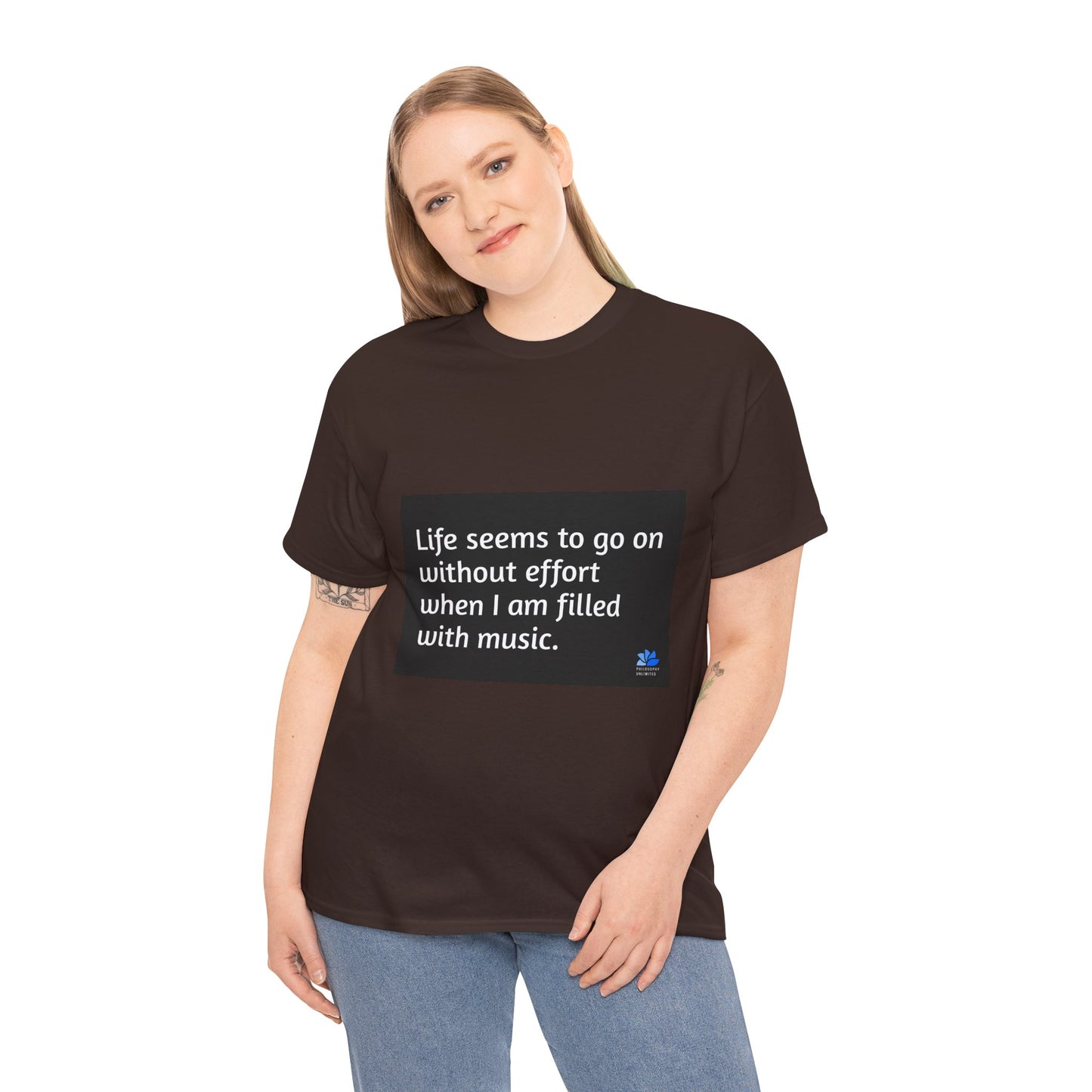 Alarm Dance Unisex ™ T-shirt en coton épais : Citations de George Eliot 