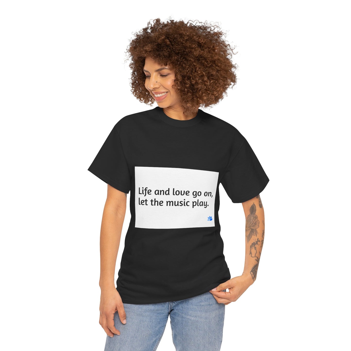 Alarm Dance Unisex™ T-shirt i kraftig bomuld: Johnny Cash Quotes 