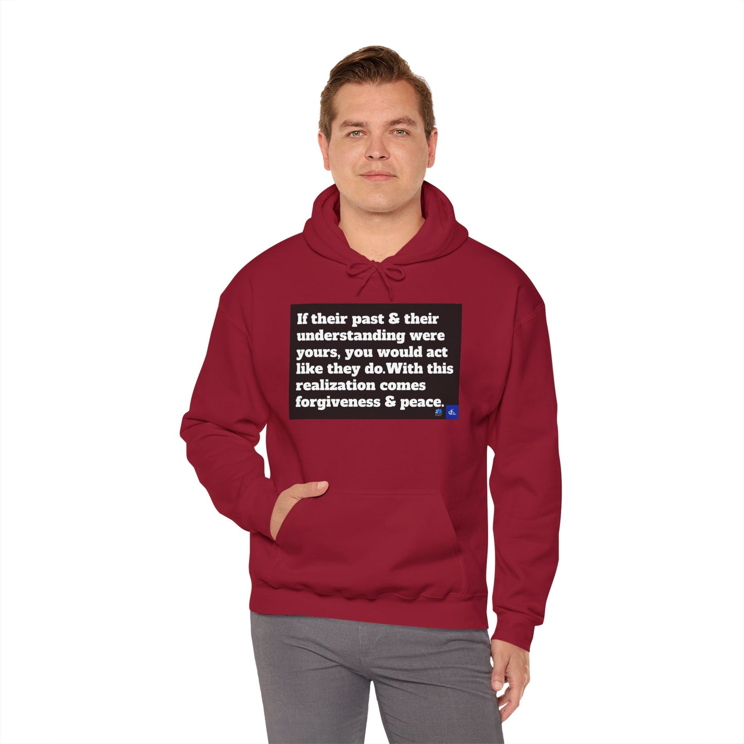 Back In Peace Unisex Heavy Blend ™ Hoodie: Fabien Landry Quotes 