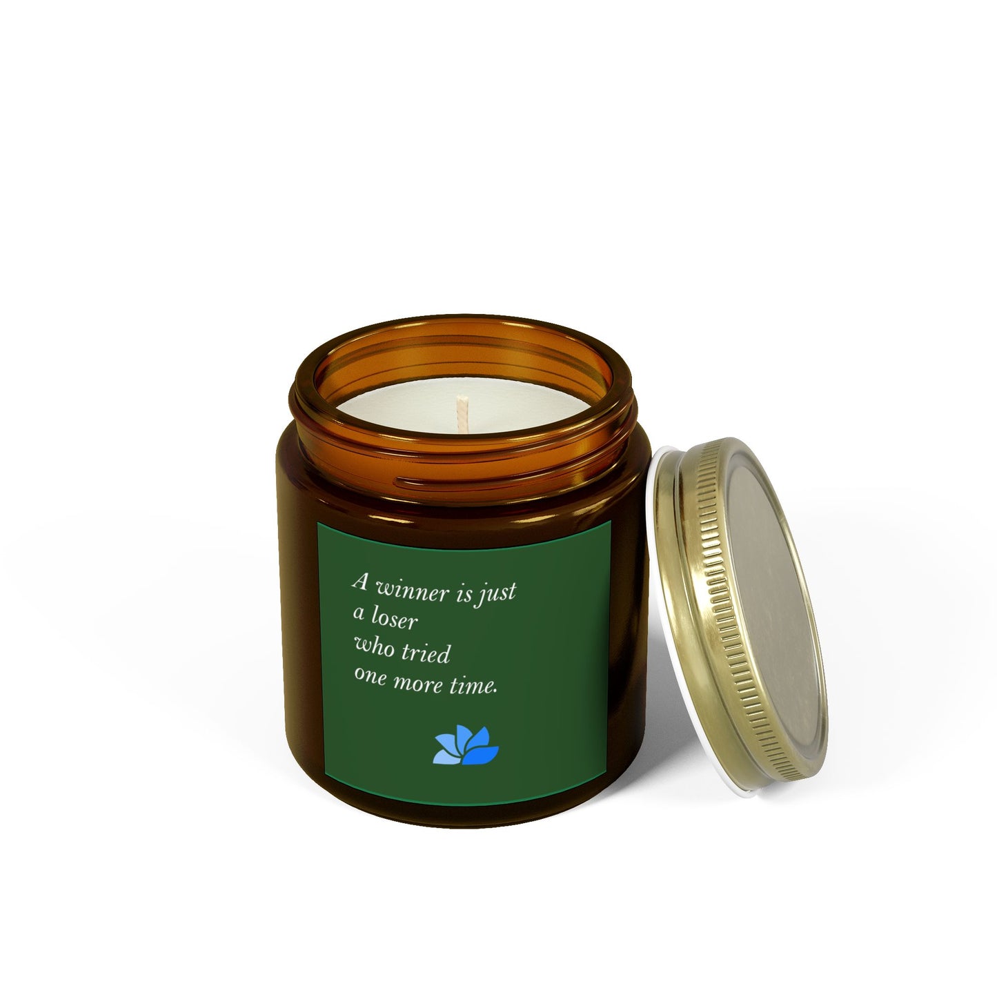 Possible Still™ Scented Candle (4oz, 9oz) (Green Theme): George M. Moore Jr. Quotes 